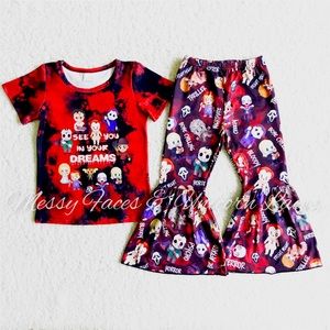 Black and red in your dreams outfit. Size 5/6. Nice and stretchy.